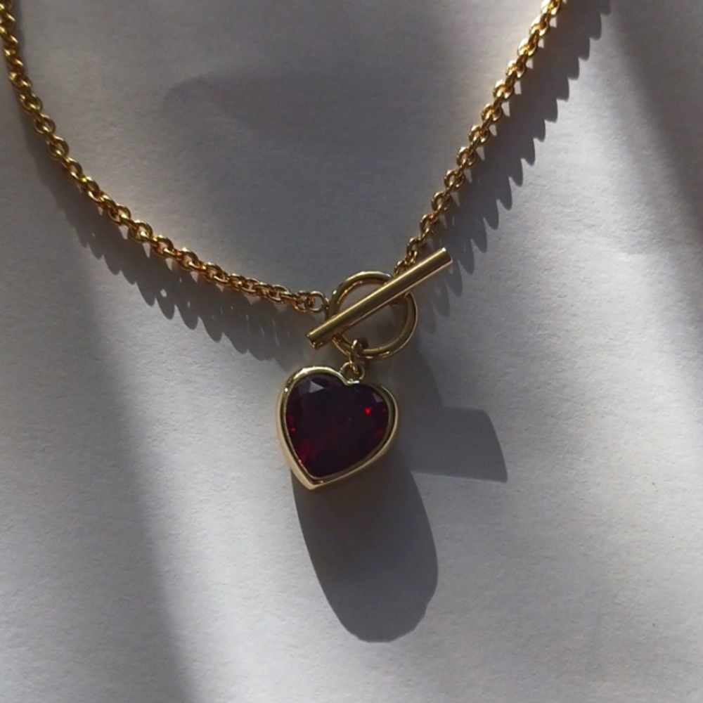 Analuisa by Hanna Lee heart Necklace
